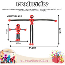 Bendable Robot Figures Set of 4 | Flexible Fidget & Sensory Toys for Kids