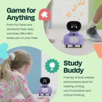Miko Mini + 30 Days Free Miko Max: AI Robot for Kids | STEAM Learning & Fun