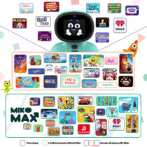 Miko Mini + 30 Days Free Miko Max: AI Robot for Kids | STEAM Learning & Fun