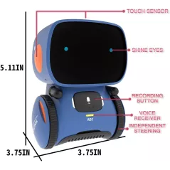 Robot Intelligent 98K Enfant: Commande Vocale, Tactile, Danse & Chansons - Jouet Éducatif Parfait!