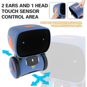 98K Interactive Robot Toy for Kids - Voice Control, Singing & Dancing