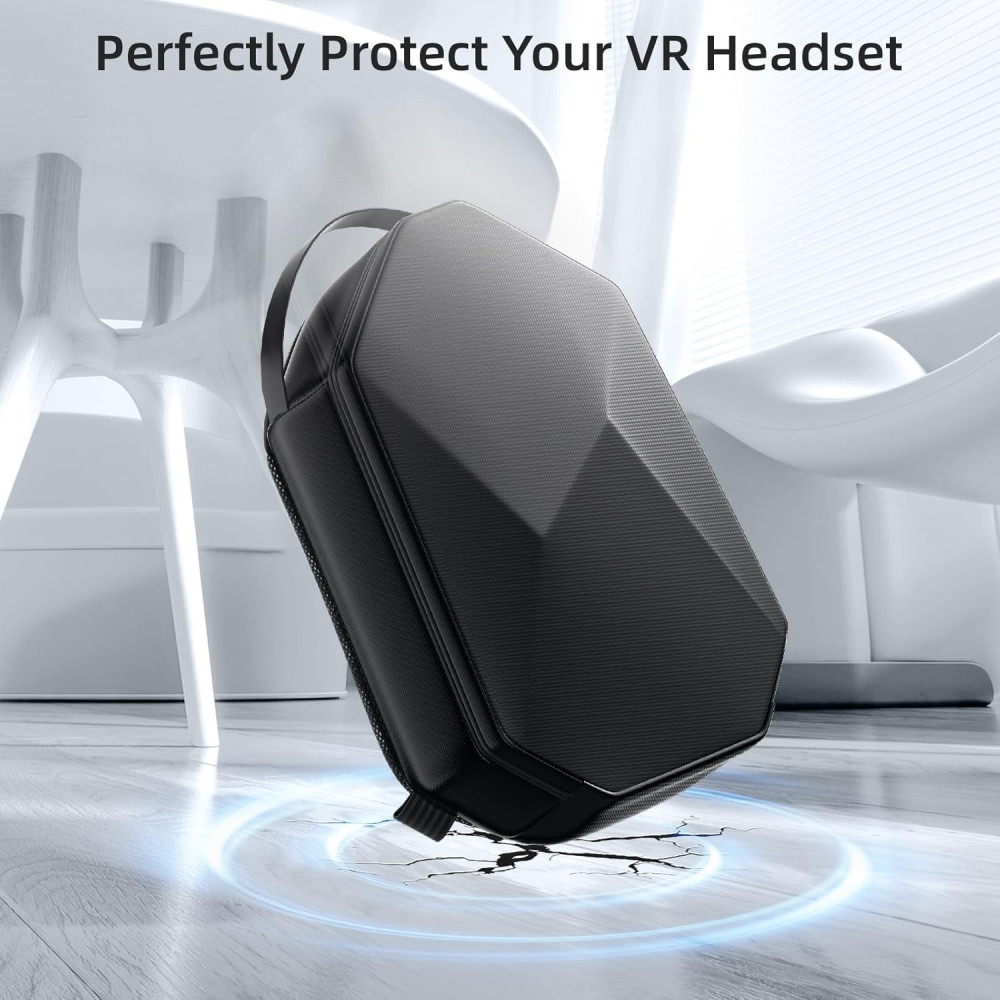 Hard Carrying Case for Oculus Quest 3S/3/2 & Vision Pro VR Accessories