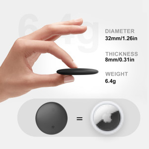 VODESON Find My Device Tracker 2025 - Waterproof Android Key Finder 4 Pack