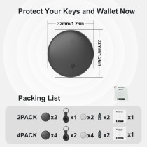 VODESON Tracker 2025 IP67 Étanche - Localisateur Android 350ft