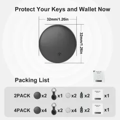 VODESON Tracker 2025 IP67 Étanche - Localisateur Android 350ft
