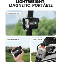 Télémètre de Golf ACEGMET PF2C: Précision Ultime, 870 Yards, Rechargeable, avec Vibration!