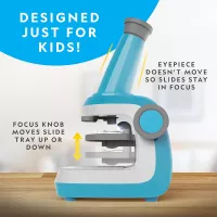 Microscope National Geographic Enfants: Explore la Science! Kit 400x + Lames Préparées