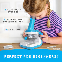 National Geographic Kids Microscope Kit – 400x Zoom STEM Toy Gift