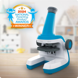 National Geographic Kids Microscope Kit – 400x Zoom STEM Toy Gift