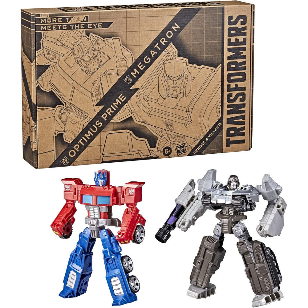 Transformers Optimus Prime & Megatron 2-Pack Action Figures, 7 - Amazon Exclusive