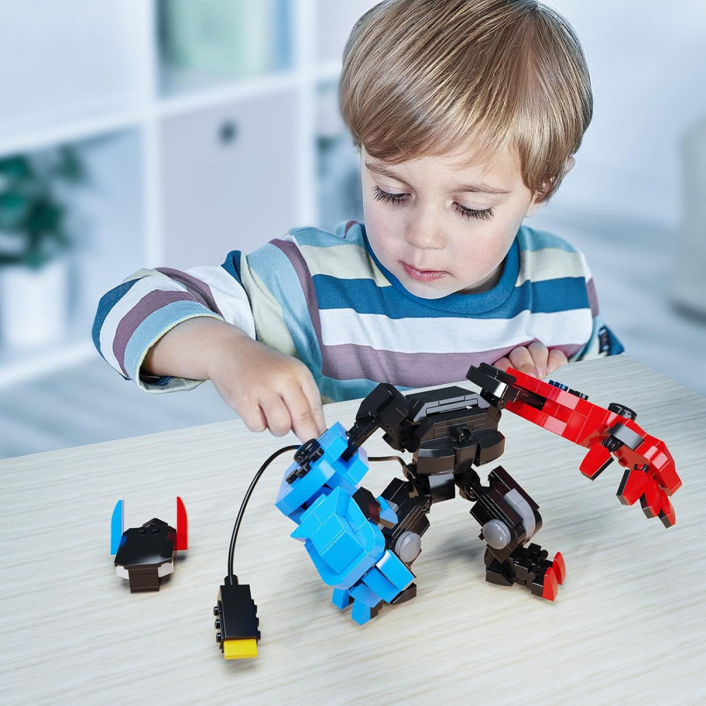 418-Piece Mech Robot Building Kit - Classic Game Controller Toy Gift