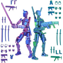 T13 Multi-Jointed Titan Action Figures - 3D Printed Desktop Toys