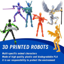 T13 Multi-Jointed Titan Action Figures - 3D Printed Desktop Toys