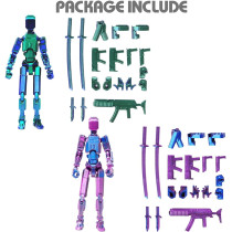 T13 Multi-Jointed Titan Action Figures - 3D Printed Desktop Toys