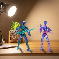 T13 Multi-Jointed Titan Action Figures - 3D Printed Desktop Toys