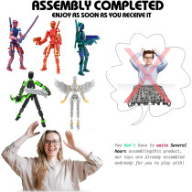 Figurines T13 Titan 3D Imprimées Multi-Articulées - Jeux