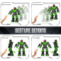 STEMTRON Robot Toy: Programmable, Gesture Control, Singing & Dancing Fun! (Green)