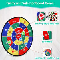 Kids Dart Board Game Set 29 with 16 Stick Balls – Fun Indoor & Outdoor Toy