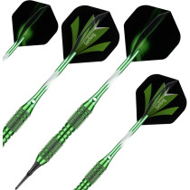 Professional Soft Tip Darts Set 18-20g with Brass Barrel & Accessories