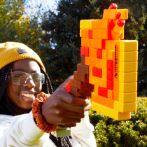 Nerf Minecraft Firebrand Axe | Dart Blasting & 6 Elite Foam Darts
