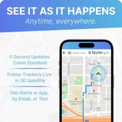 Spytec Mini GPS Tracker Véhicules & Enfants - Suivi Temps Réel
