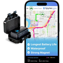 Spytec Mini GPS Tracker for Vehicles & Kids – Real-Time, Weatherproof