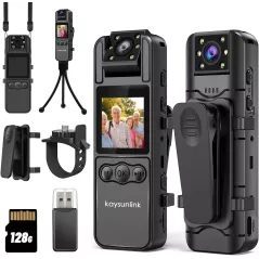 Mini Caméra Espion 1080P FHD avec Audio & 128GB : Votre Allié Discret pour Sport et Sécurité