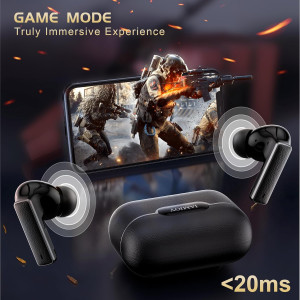 IAMJOY Gaming Earbuds: 20ms Low Latency, ANC, 35H Play, Multi-Device Compatible