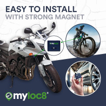 Myloc8 GPS Tracker – Universal 4G LTE Real-Time Vehicle & Kids Locator