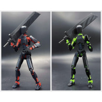 T13 Multi-Jointed 3D Printed Action Figure Set – Movable Desktop Toy