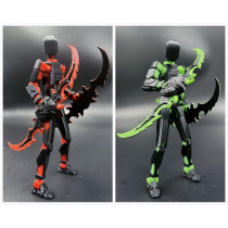 T13 Multi-Jointed 3D Printed Action Figure Set – Movable Desktop Toy