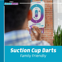 EastPoint Smack Darts: 2-in-1 Suction Cup Convertible Dartboard Game