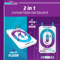 EastPoint Smack Darts: 2-in-1 Suction Cup Convertible Dartboard Game