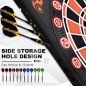 Electronic Dart Board Set: LED Scoreboard, 12 Darts & Extra Tips - Family Fun!