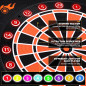 Electronic Dart Board Set: LED Scoreboard, 12 Darts & Extra Tips - Family Fun!