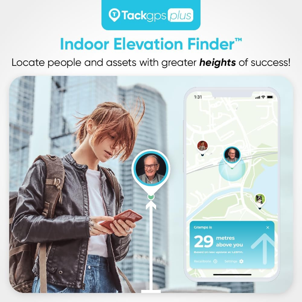 Tack GPS Plus: 30-Day Battery, FCC Certified Tracker for Kids & Pets