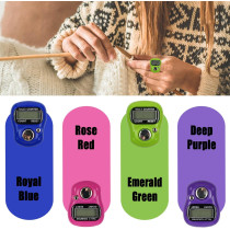 4 PCS Electronic Finger Counter with 5-Digit LCD Display & Resettable