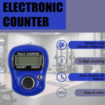 4 PCS Electronic Finger Counter with 5-Digit LCD Display & Resettable