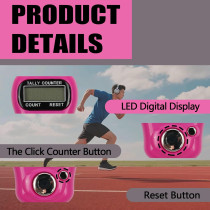Compteur Digital 4 PCS 5 Chiffres LCD - Golf, Tricot, Stock