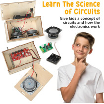 Kit STEM DIY Électronique Enfants 8-14 ans - Cadeau Science