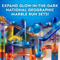 National Geographic 150-Piece Motorized Marble Run Kit with Elevator & Marbles