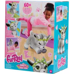 furReal Daisy la Chèvre Yoga: Peluche Interactive Réaliste - Amuse et Apaise Votre Enfant (4+)