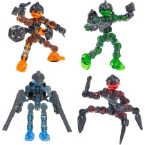 Zing Klikbot Série 3 : 4 Figurines Articulées avec Armes