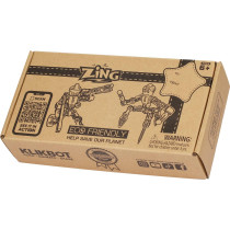 Zing Klikbot Série 3 : 4 Figurines Articulées avec Armes