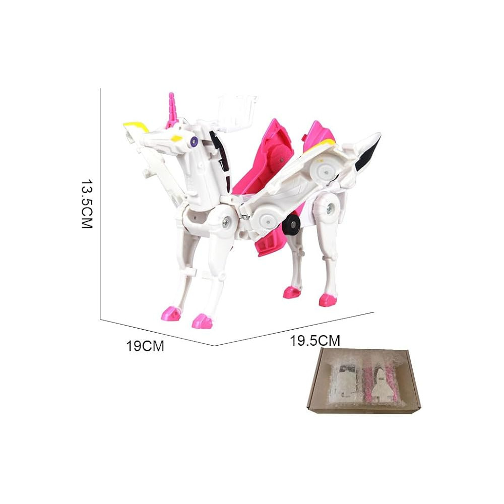 Transforming Unicorn Racing Car Set for Kids – Magnetic, Educational Toy