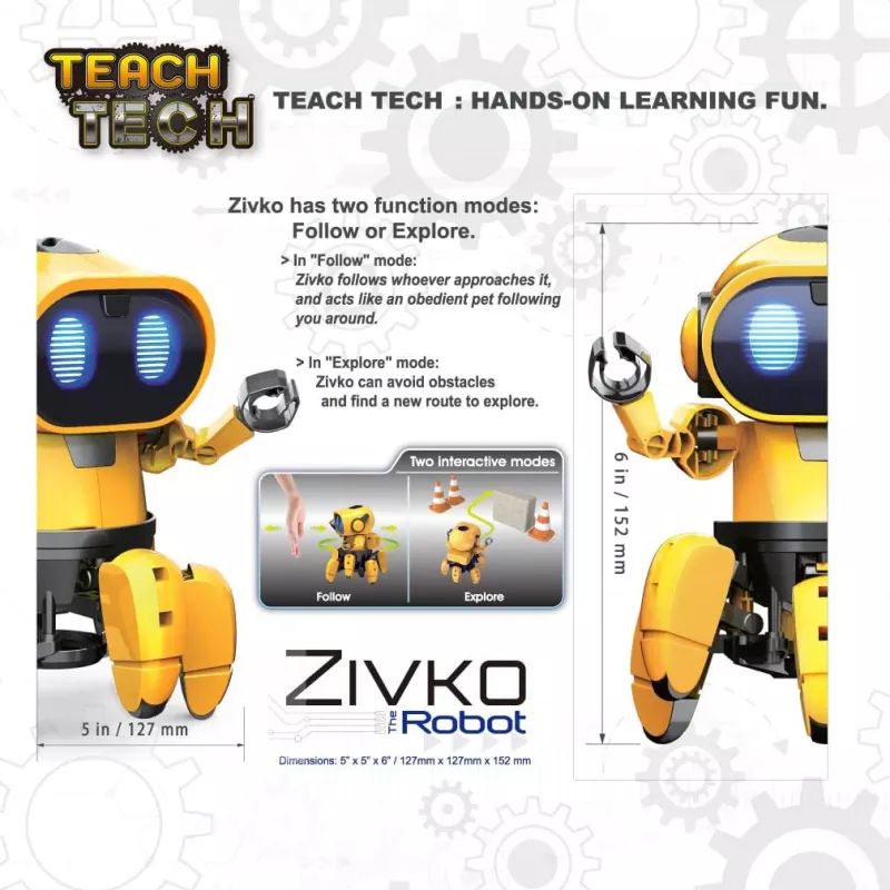 Elenco Teach Tech Zivko Robot interactif STEM 10+ ans