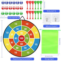 29-Inch Kids Dart Board with Sticky Balls & Darts – Fun Indoor/Outdoor Toy