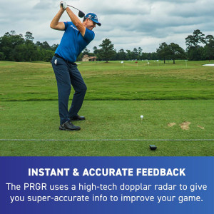 HS 130-A Portable Golf Launch Monitor | Doppler Radar for Swing & Ball Speed