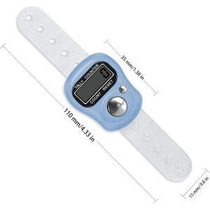 7-Pack Electronic Finger Tally Counter with LCD - Mini Handheld Clicker