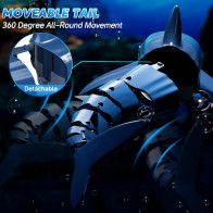 Remote Control Shark Toy for Kids 6-9 | 1:18 RC Shark Boat with Light & Spray